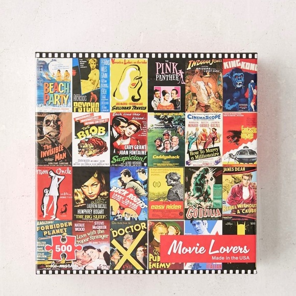 Urban Outfitters Other - NWT Movie Lovers 500 Piece Puzzle